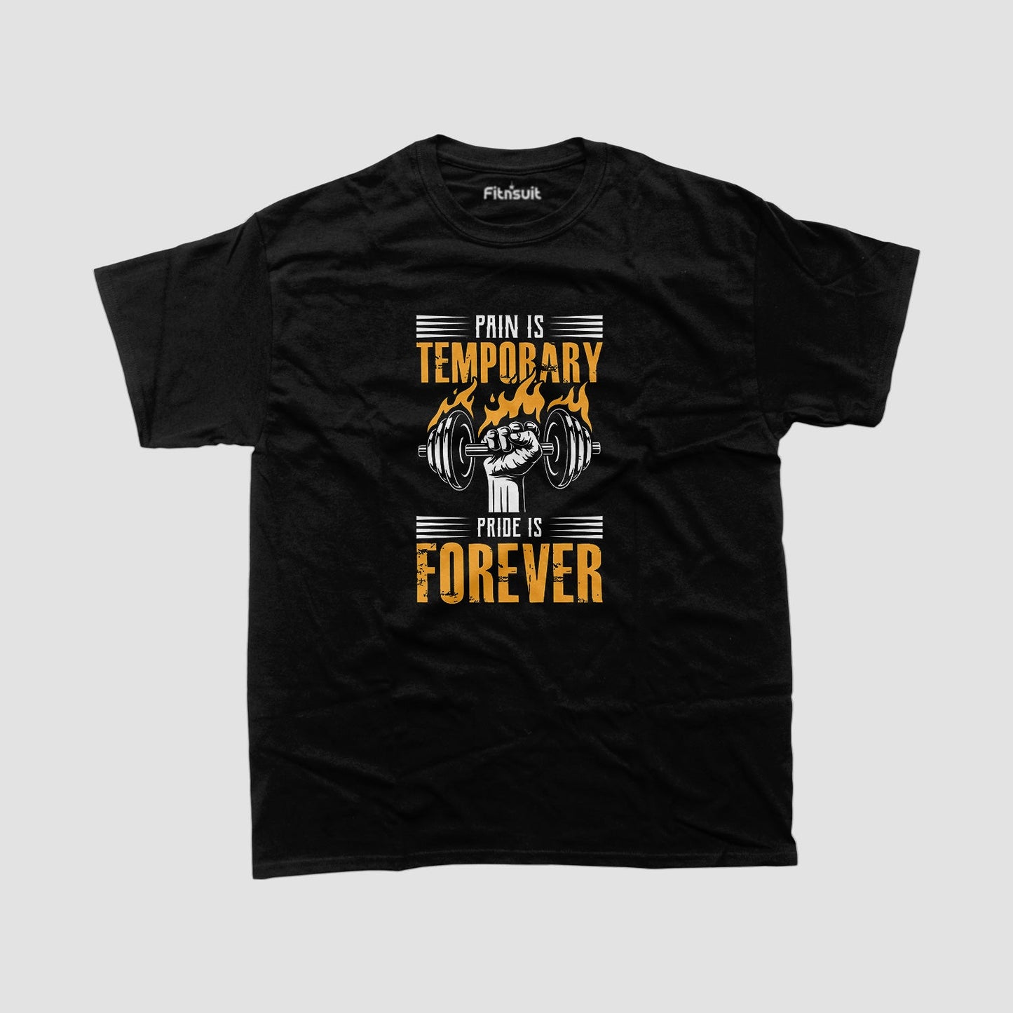 Pain is Temporary, Pride is Forever Gym Motivational T shirt