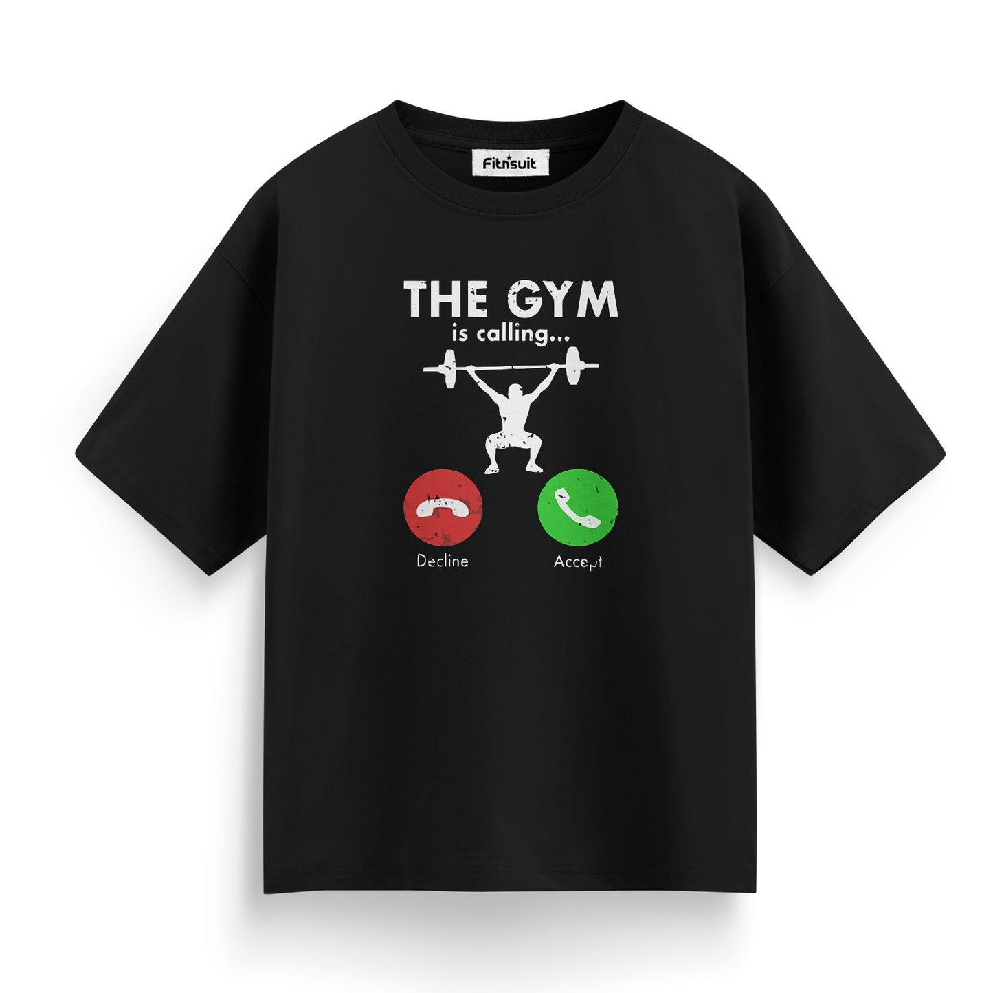 The Gym Is Calling Accept Or Decline Workout T shirt