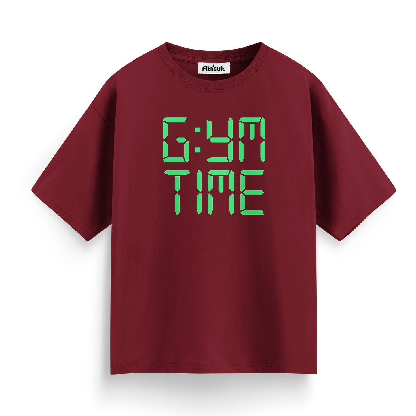 Gym Time Digital Clock Style Workout T shirt