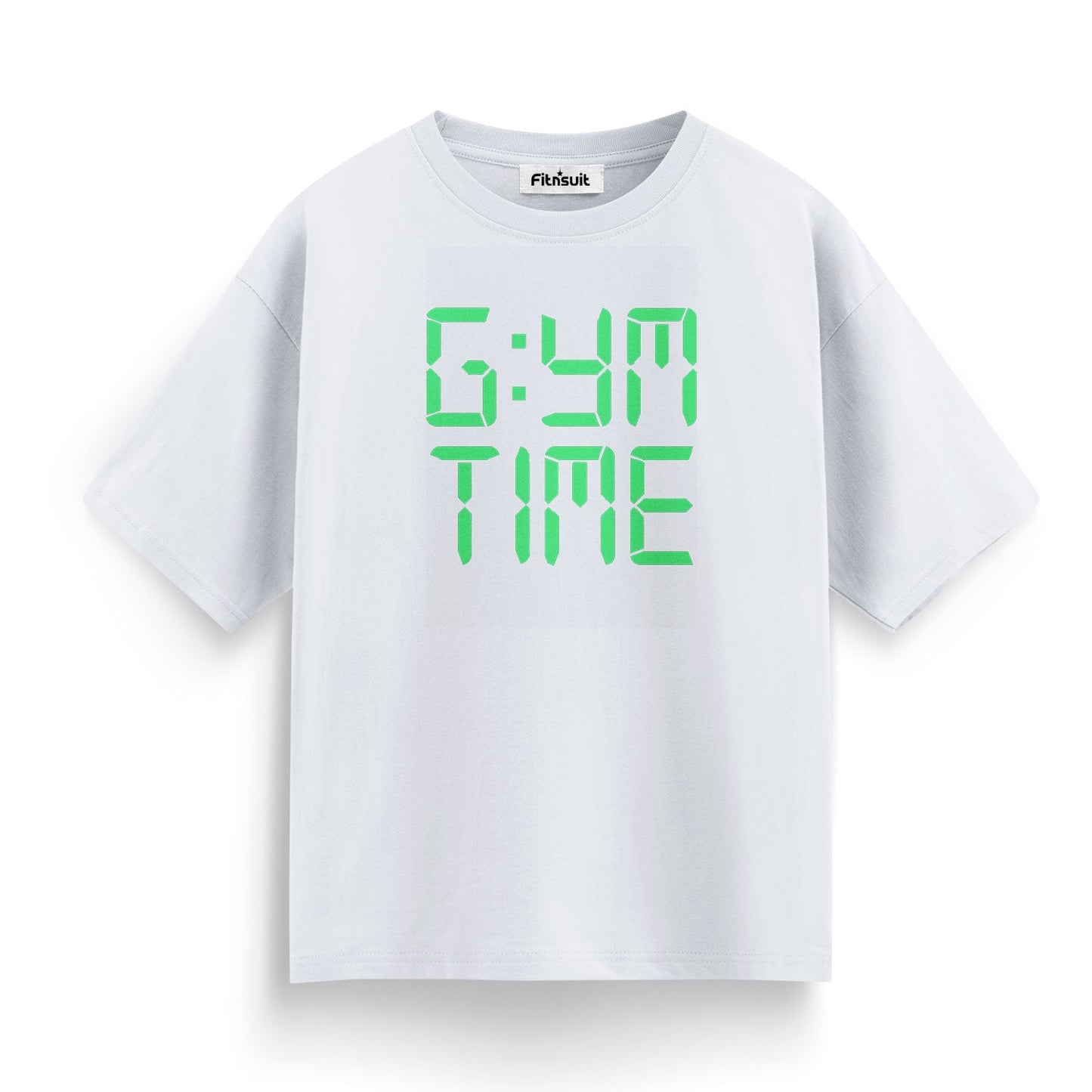 Gym Time Digital Clock Style Workout T shirt