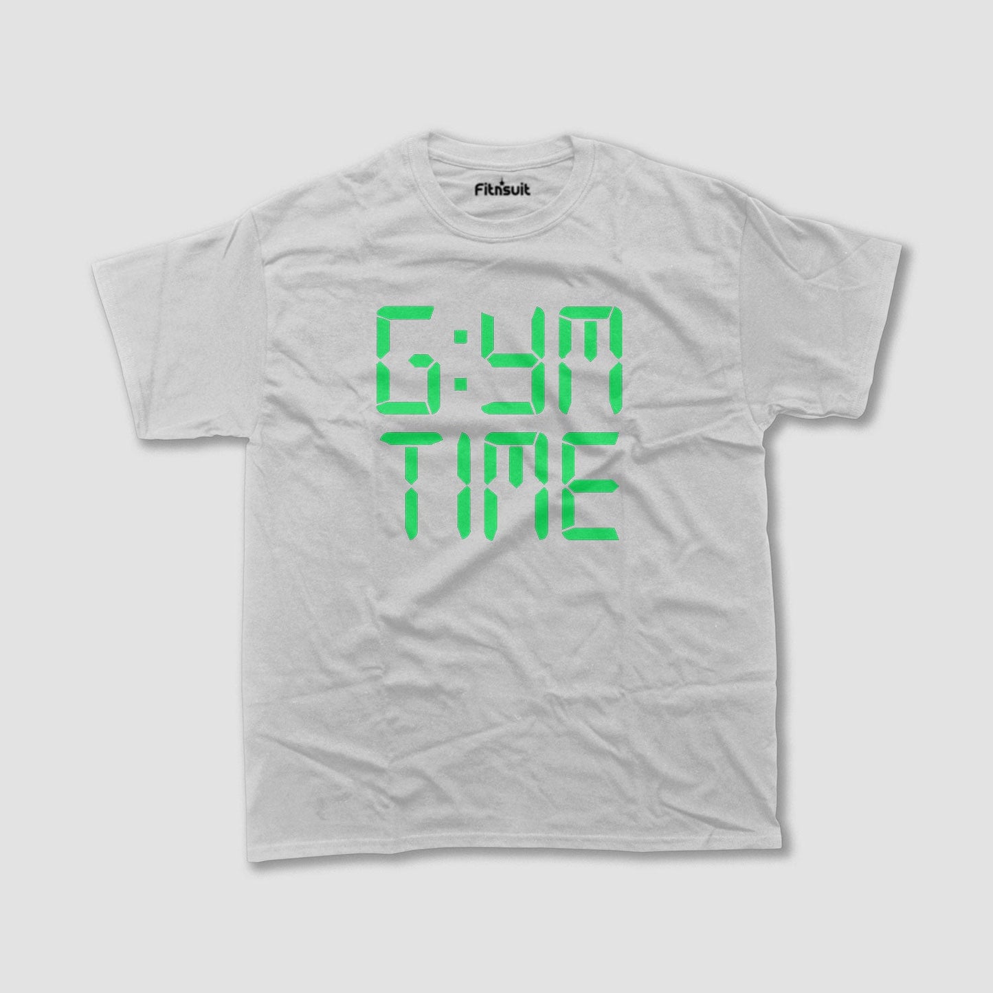 Gym Time Digital Clock Style Workout T shirt