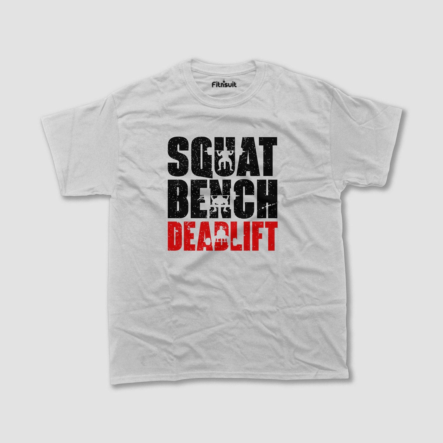 Squat Bench Deadlift Bold Gym Workout T shirt