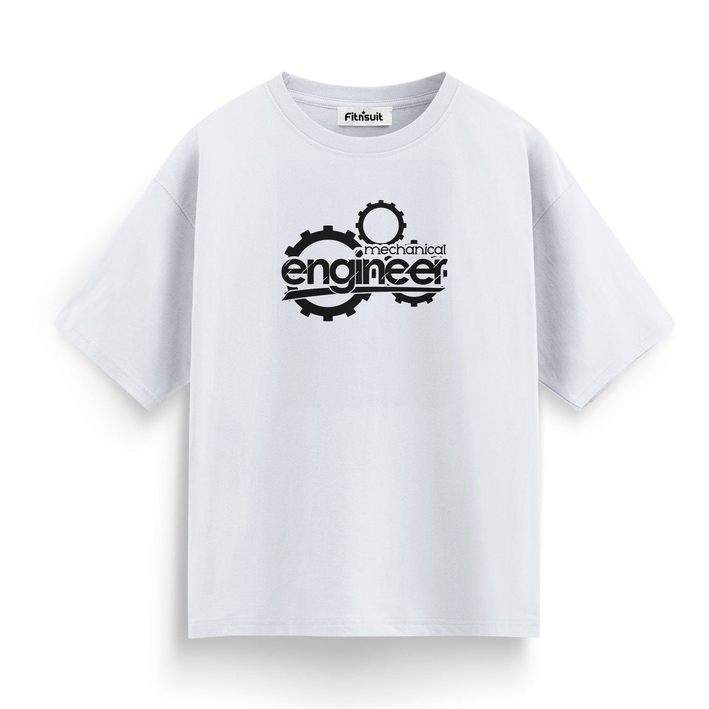 Bold Gear Text Mechanical  Engineerchanical Engineer T shirt