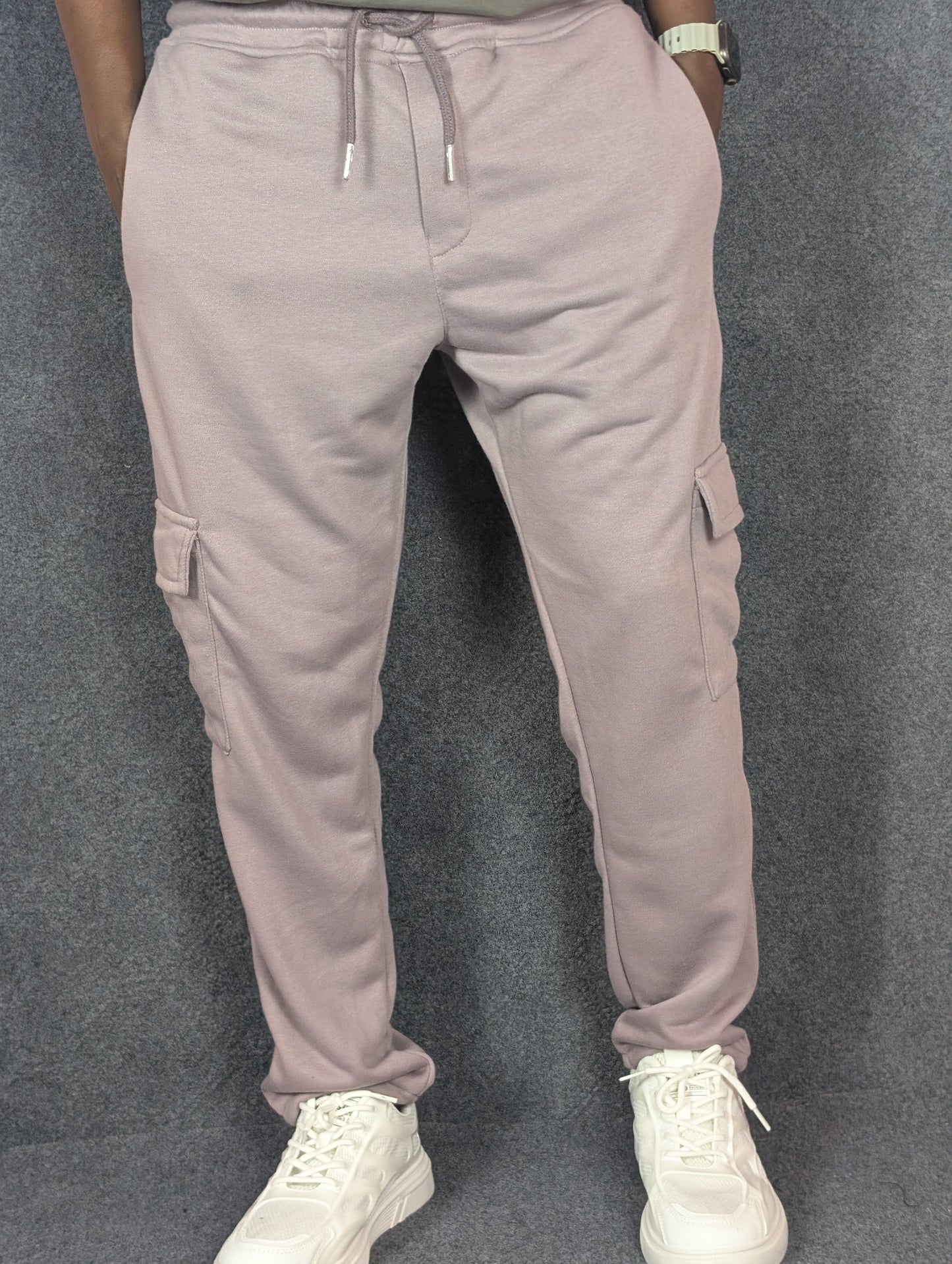 Baggy 6 Pocket Light Lavender Turkish Cotton Joggers