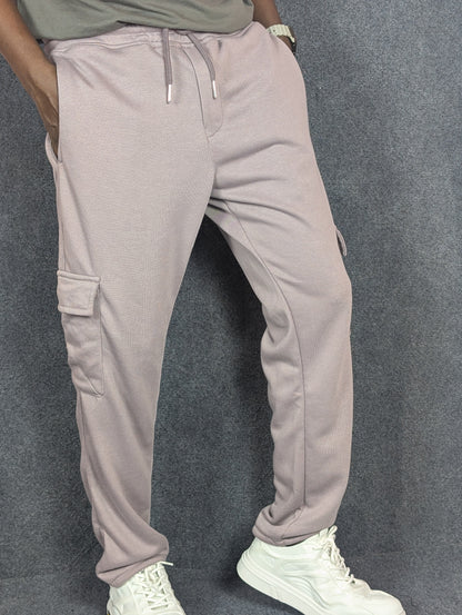 Baggy 6 Pocket Light Lavender Turkish Cotton Joggers
