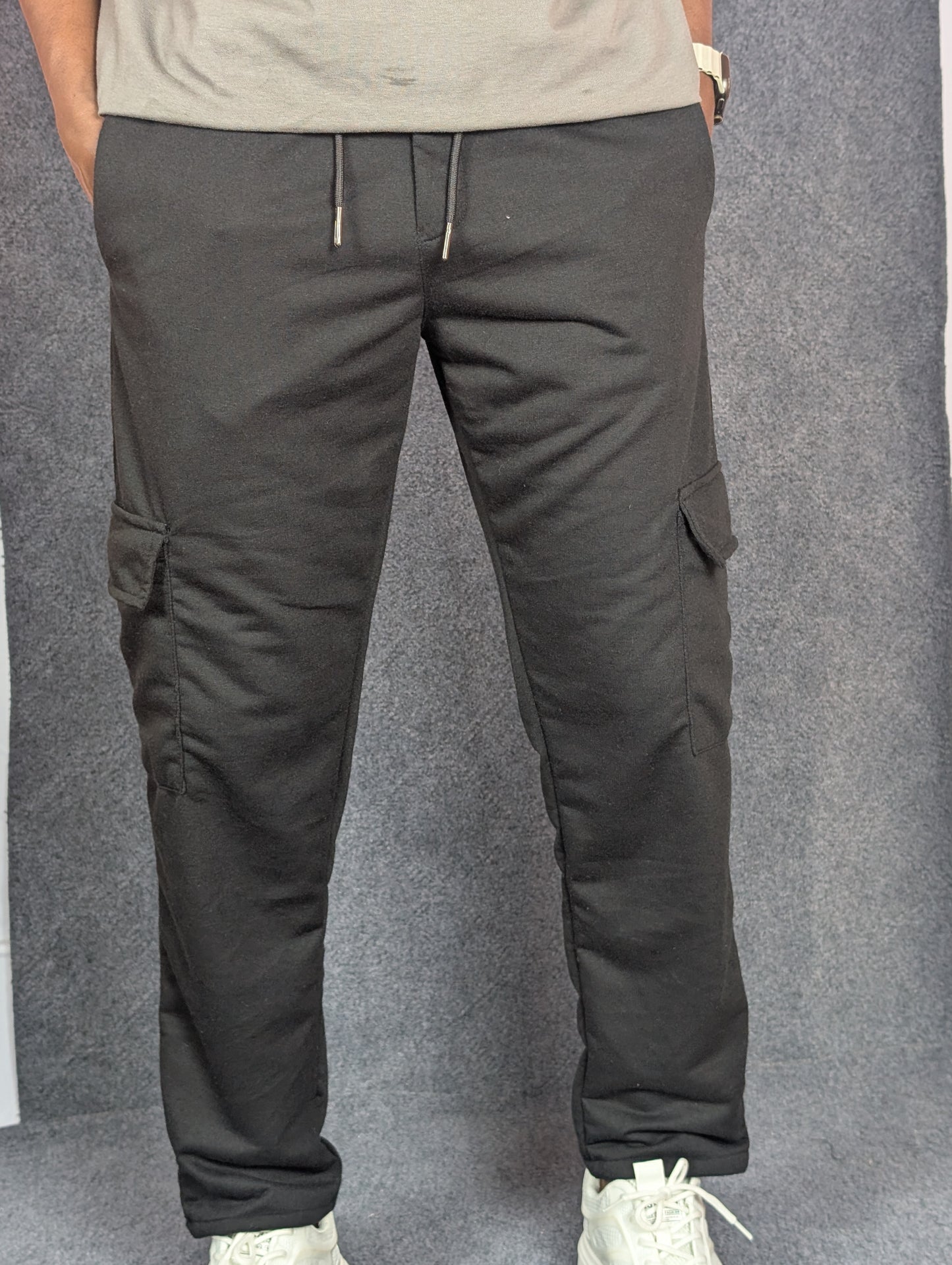 Baggy 6 Pocket Black Turkish Cotton Joggers