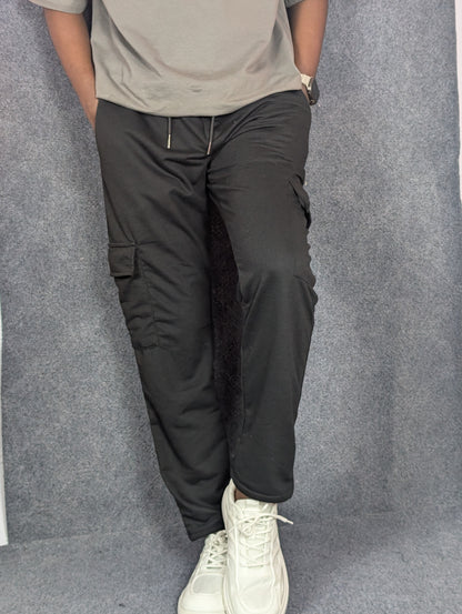 Baggy 6 Pocket Black Turkish Cotton Joggers