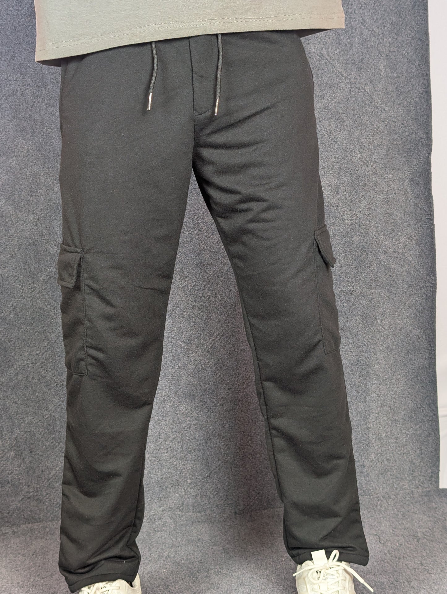 Baggy 6 Pocket Black Turkish Cotton Joggers