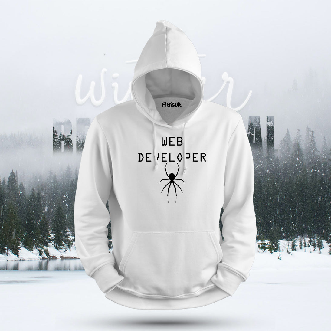 Web Developer Spider Logo Hoodie & Sweatshirt