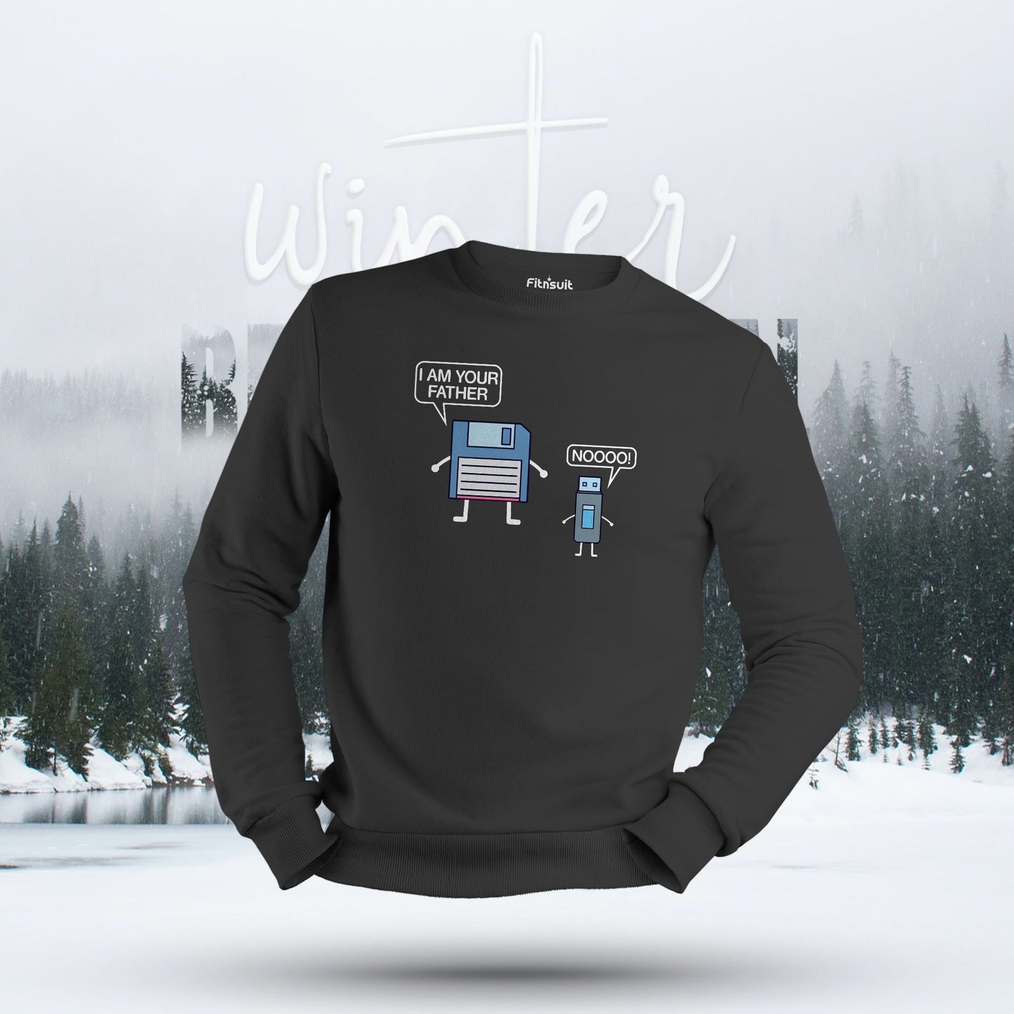 I Am Your Father Floppy Disk Meme Hoodie & Sweatshirt