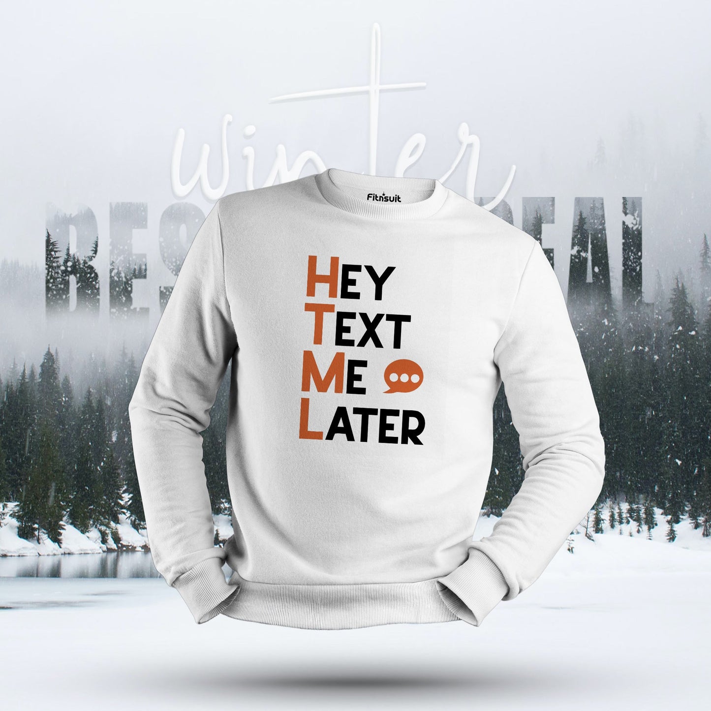 HTML Text Me Later Hoodie & Sweatshirt