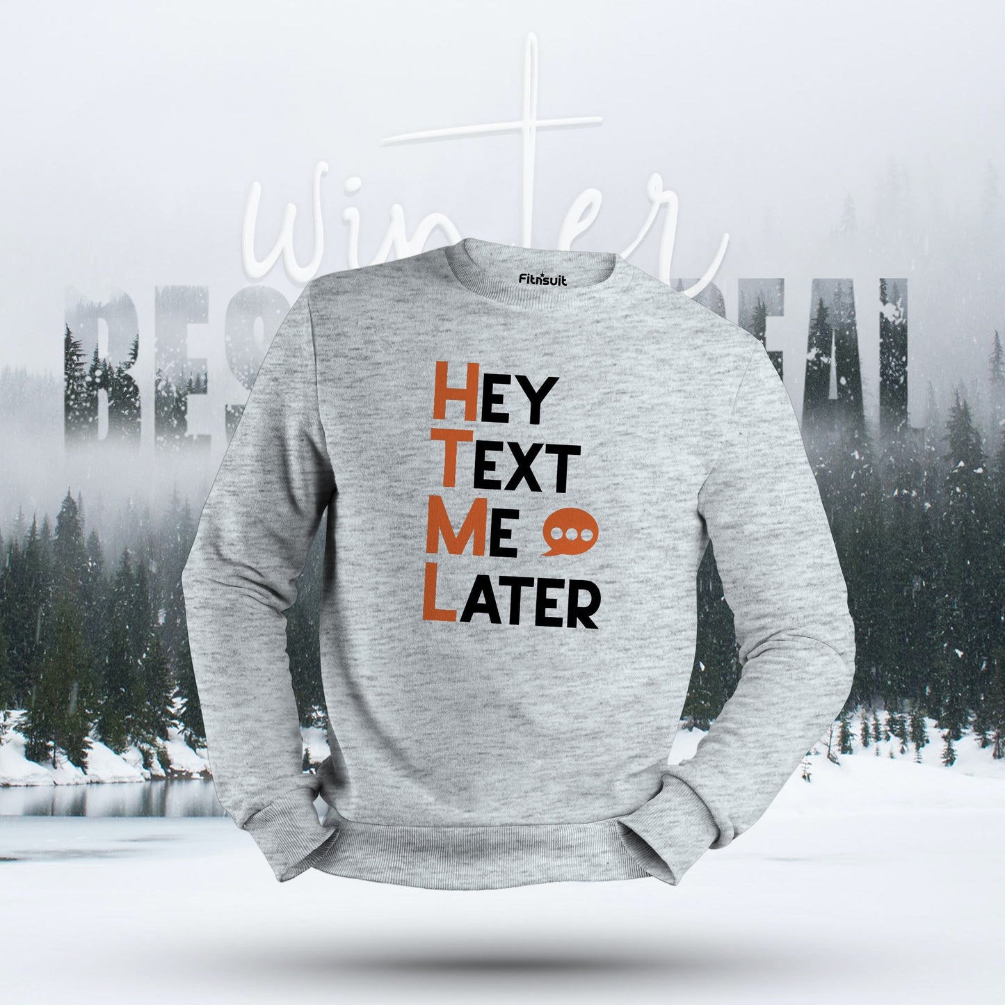 HTML Text Me Later Hoodie & Sweatshirt