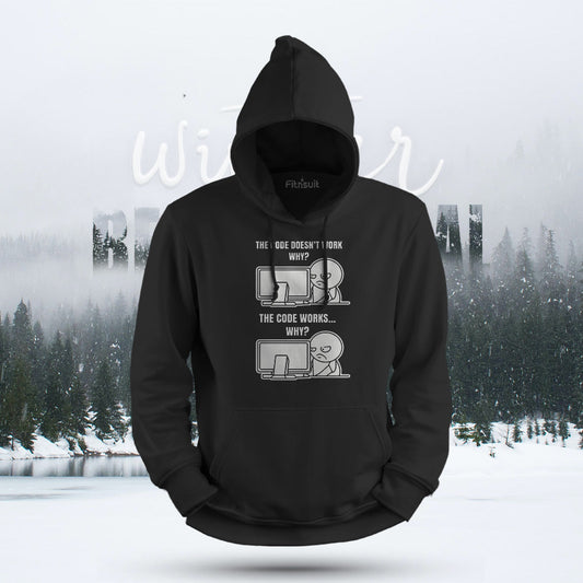 The Code Works Why Meme Programmer Hoodie & Sweatshirt