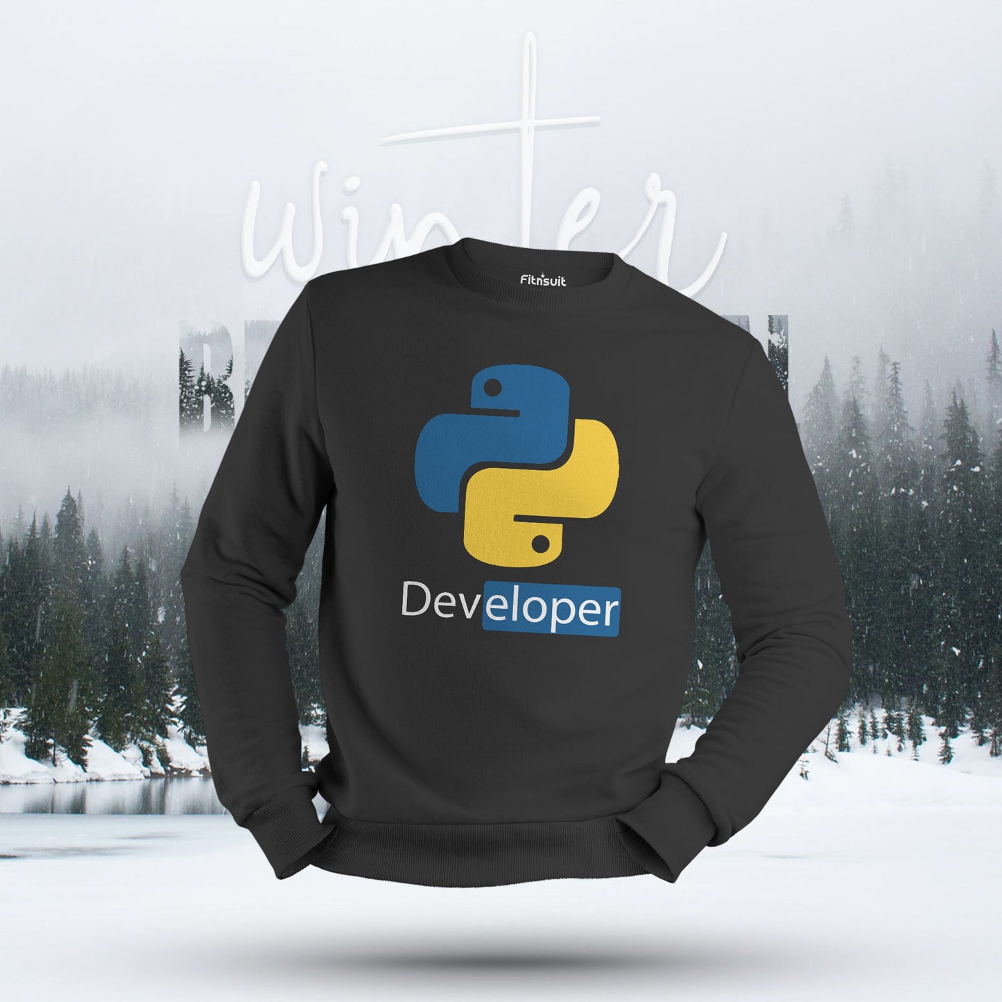 Python Developer Logo Programmer Hoodie & Sweatshirt