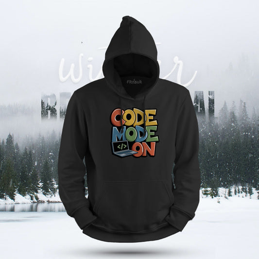 Code Mode On Laptop Graphic Hoodie & Sweatshirt