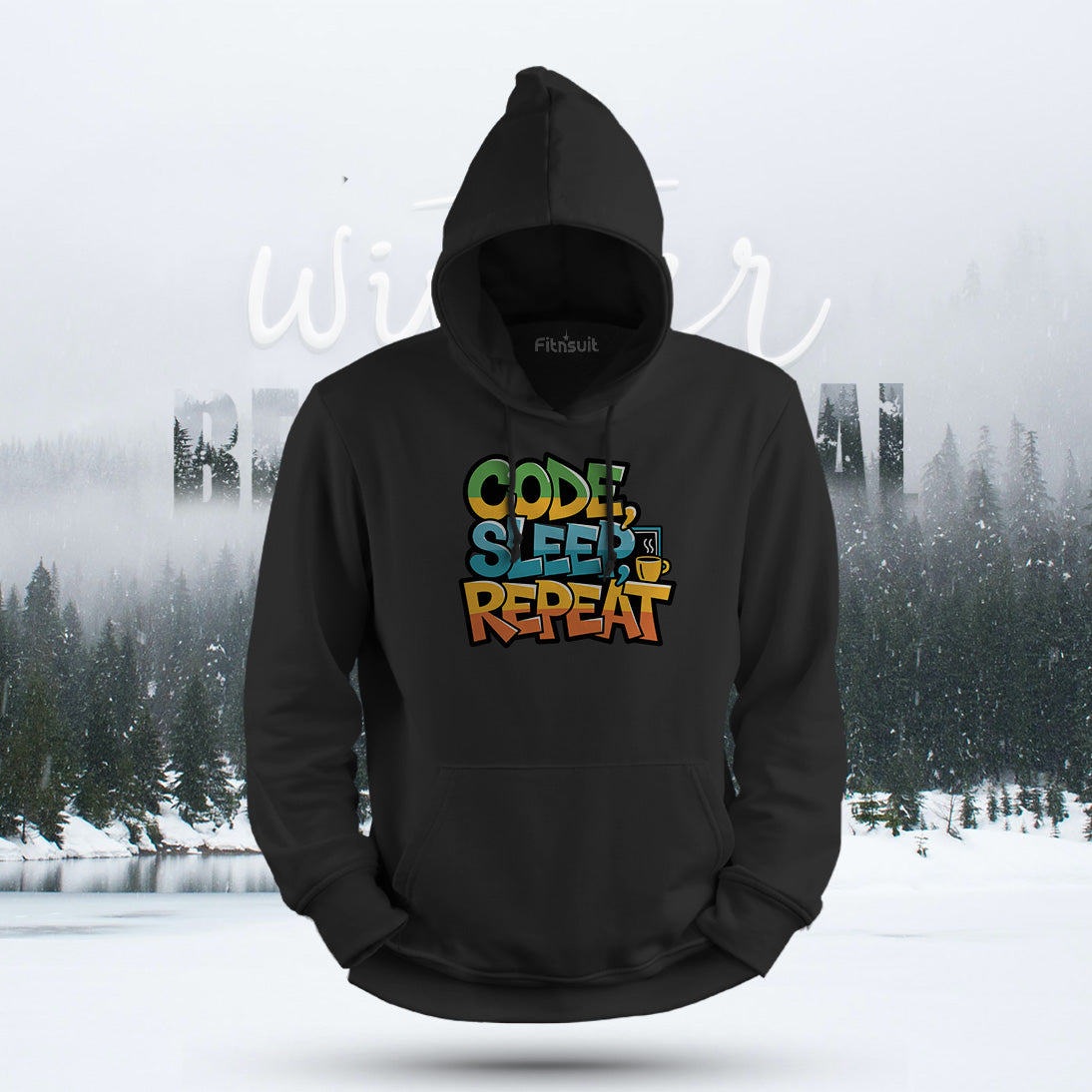 Code Sleep Repeat Programmer Hoodie & Sweatshirt