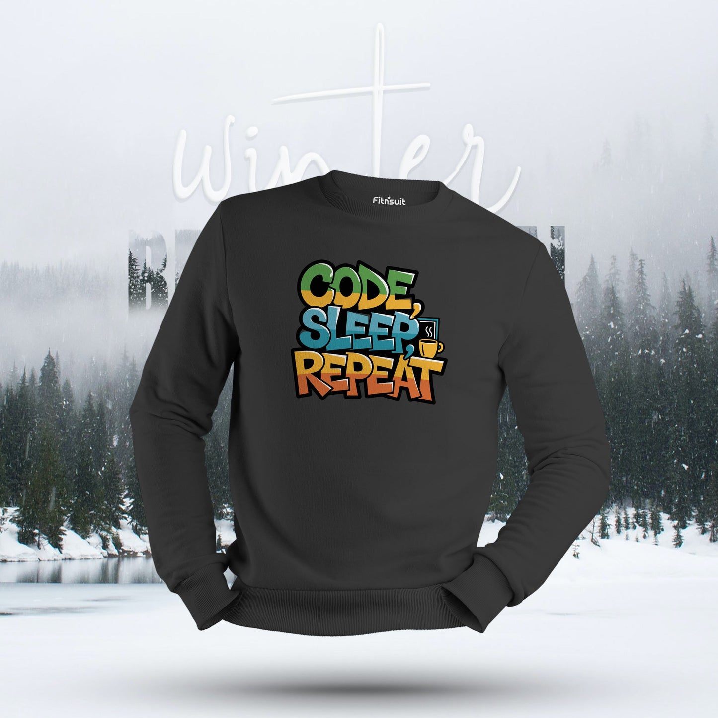 Code Sleep Repeat Programmer Hoodie & Sweatshirt