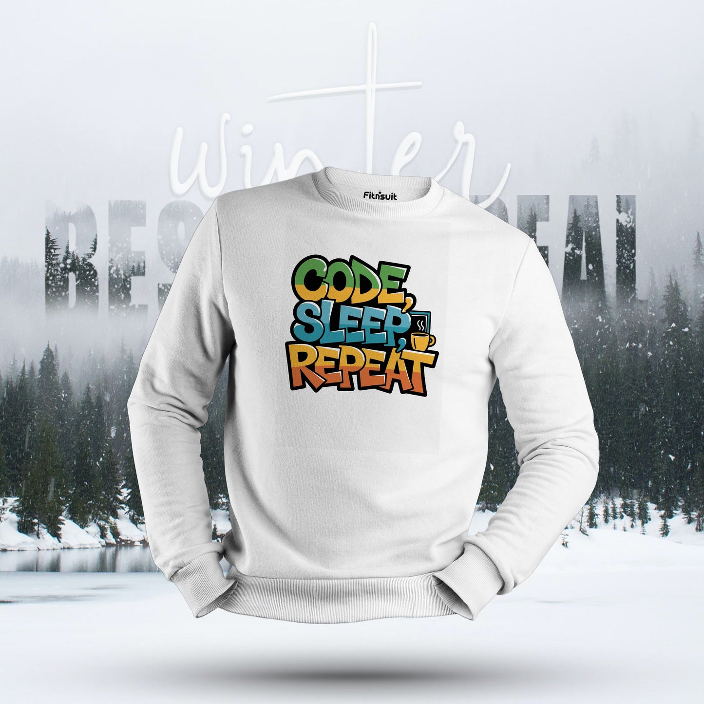 Code Sleep Repeat Programmer Hoodie & Sweatshirt