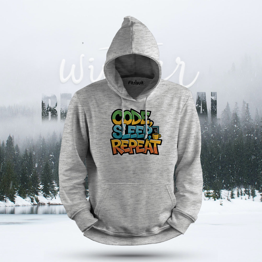 Code Sleep Repeat Programmer Hoodie & Sweatshirt