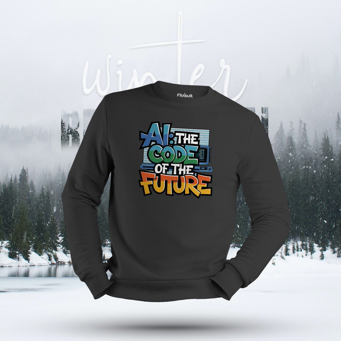 AI The Code of the Future Hoodie & Sweatshirt
