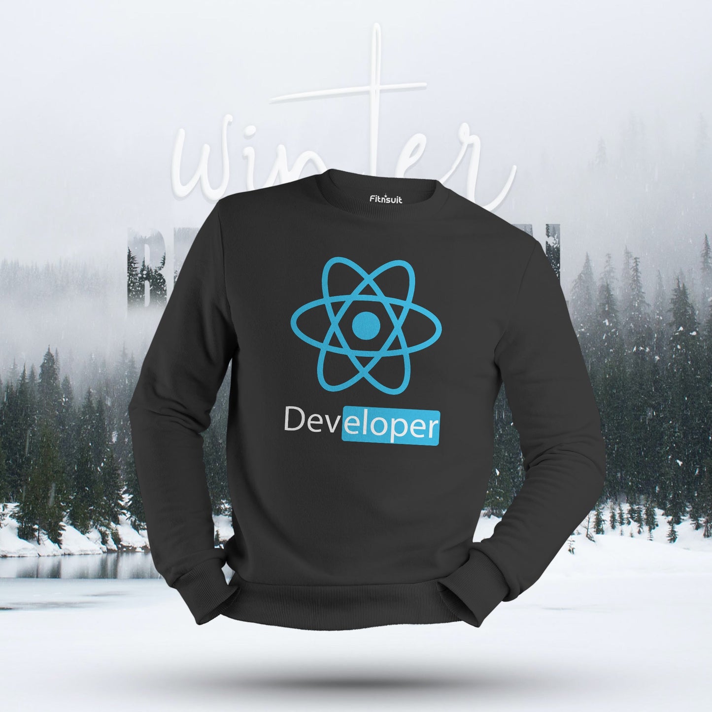 React Developer Logo Programmer Hoodie & Sweatshirt