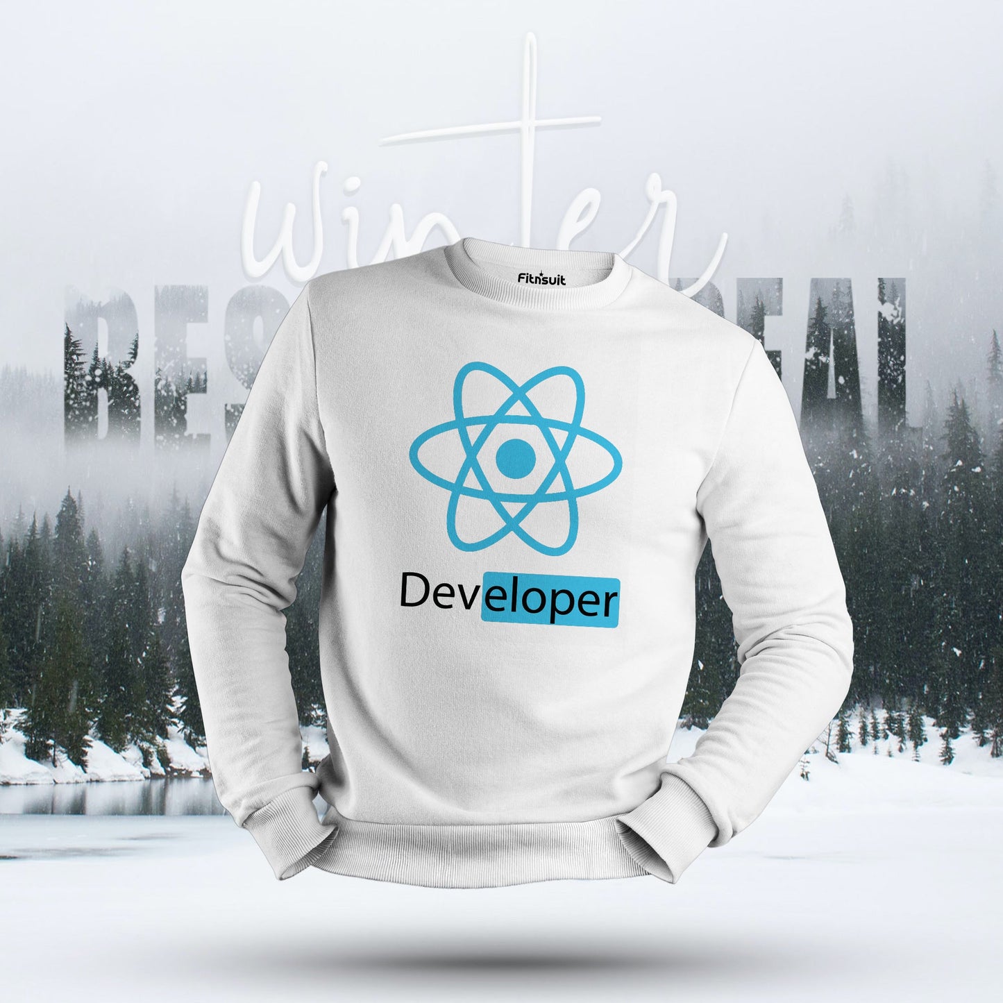 React Developer Logo Programmer Hoodie & Sweatshirt