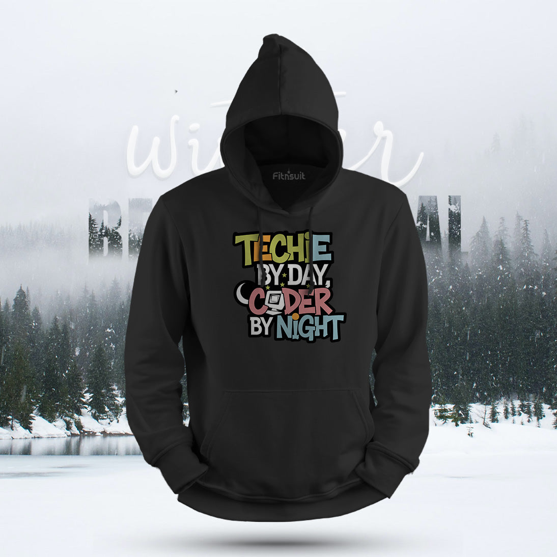 Techie by Day Coder by Night Hoodie & Sweatshirt