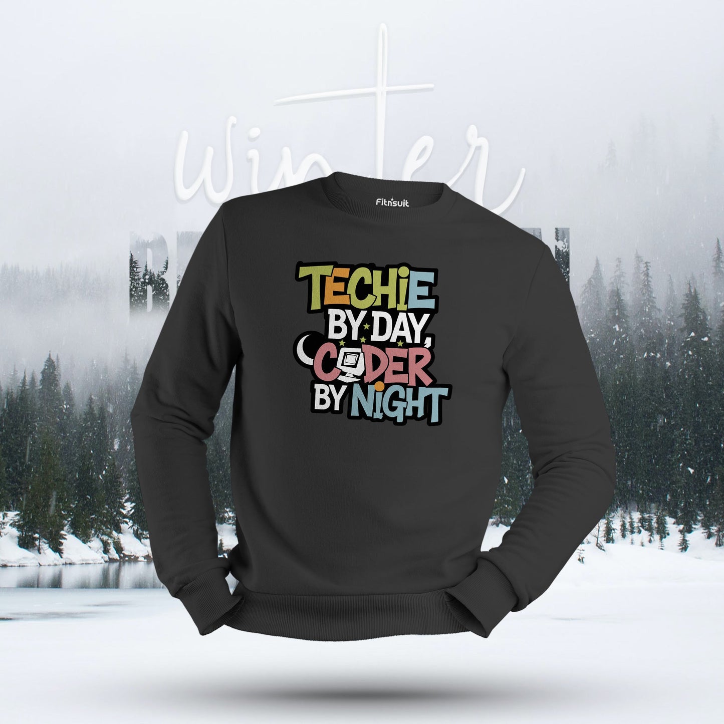 Techie by Day Coder by Night Hoodie & Sweatshirt