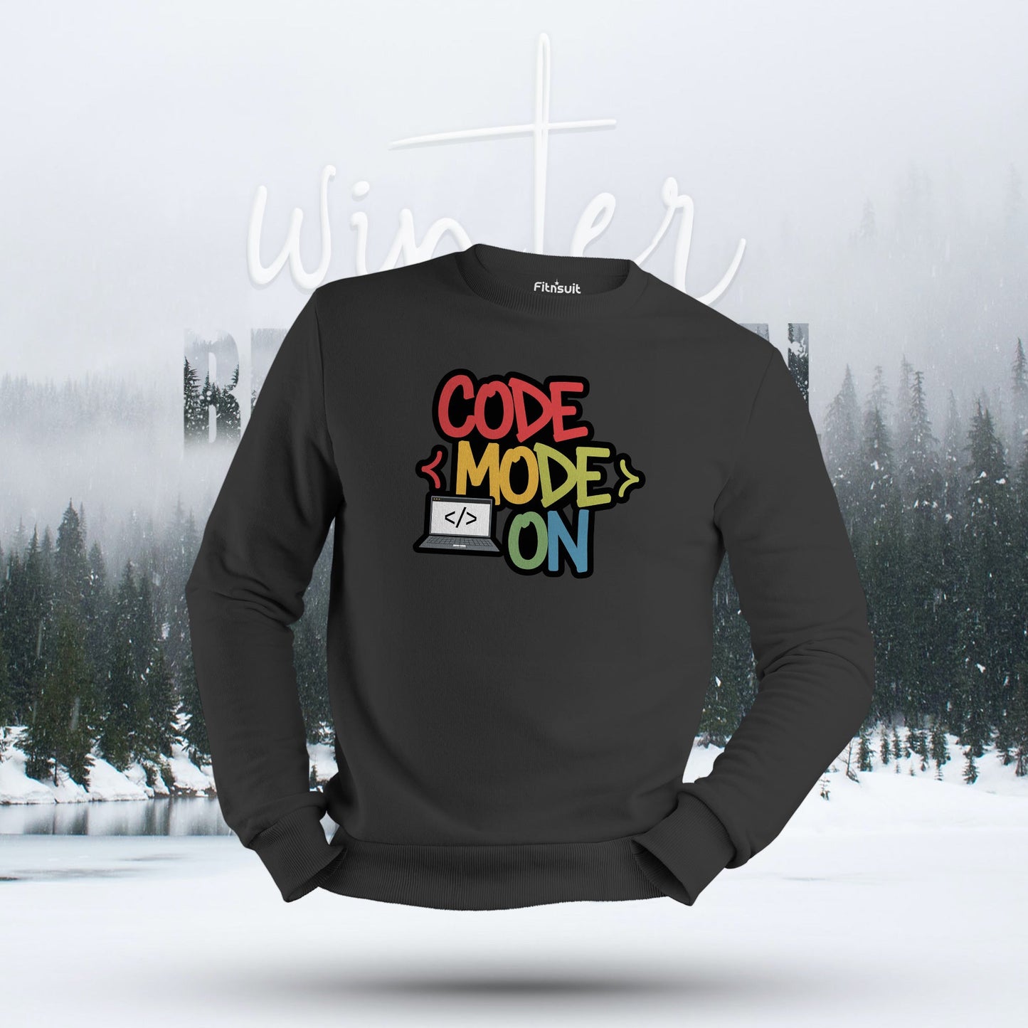Code Mode On Symbol Hoodie & Sweatshirt
