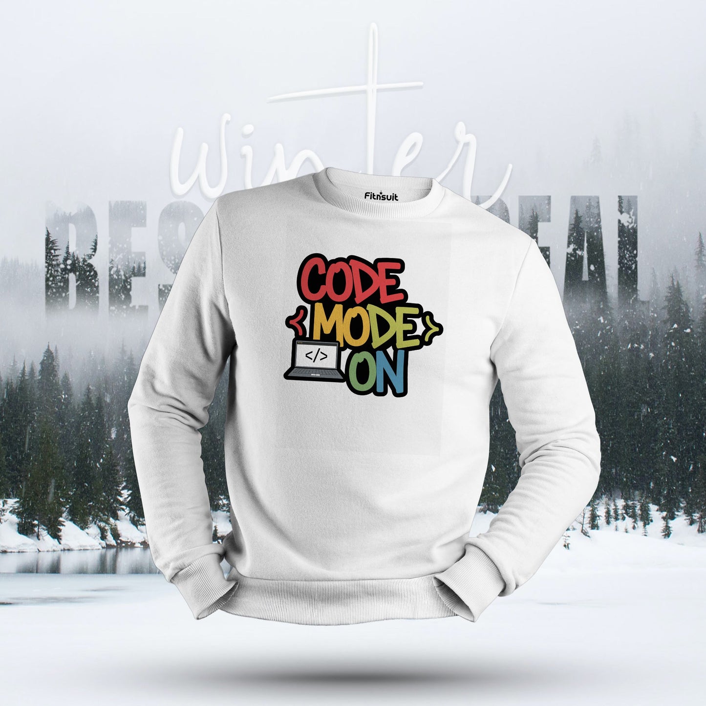 Code Mode On Symbol Hoodie & Sweatshirt