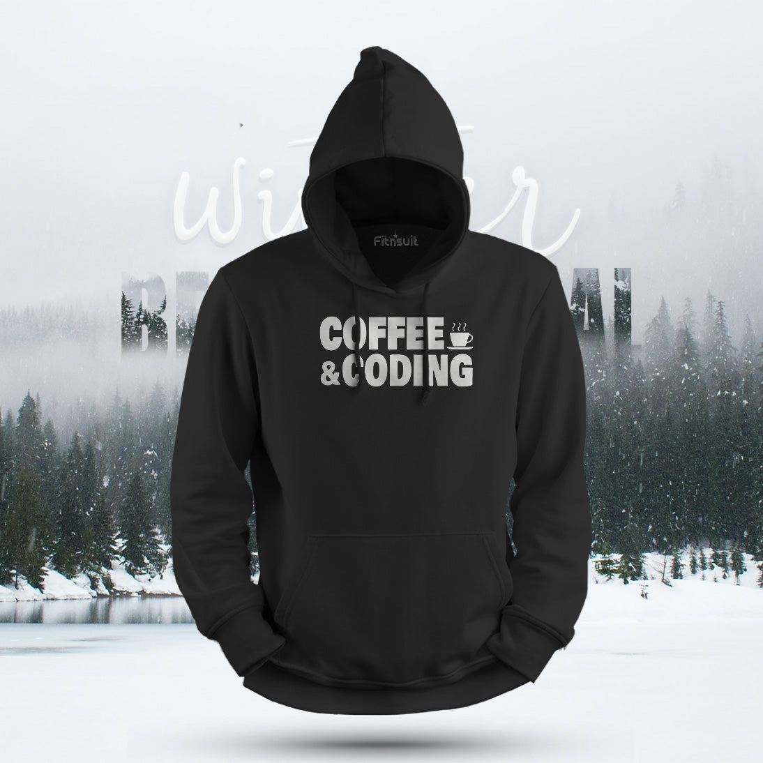 Coffee and Coding Programmer Hoodie & Sweatshirt
