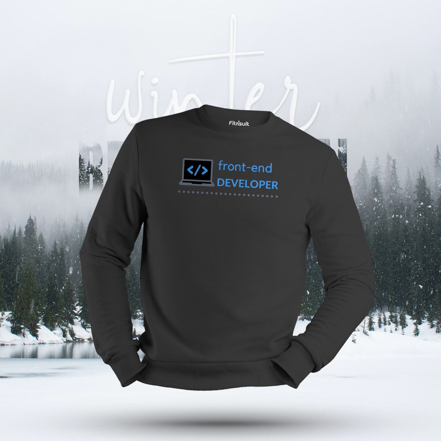 Front-End Developer Blue Label Hoodie & Sweatshirt