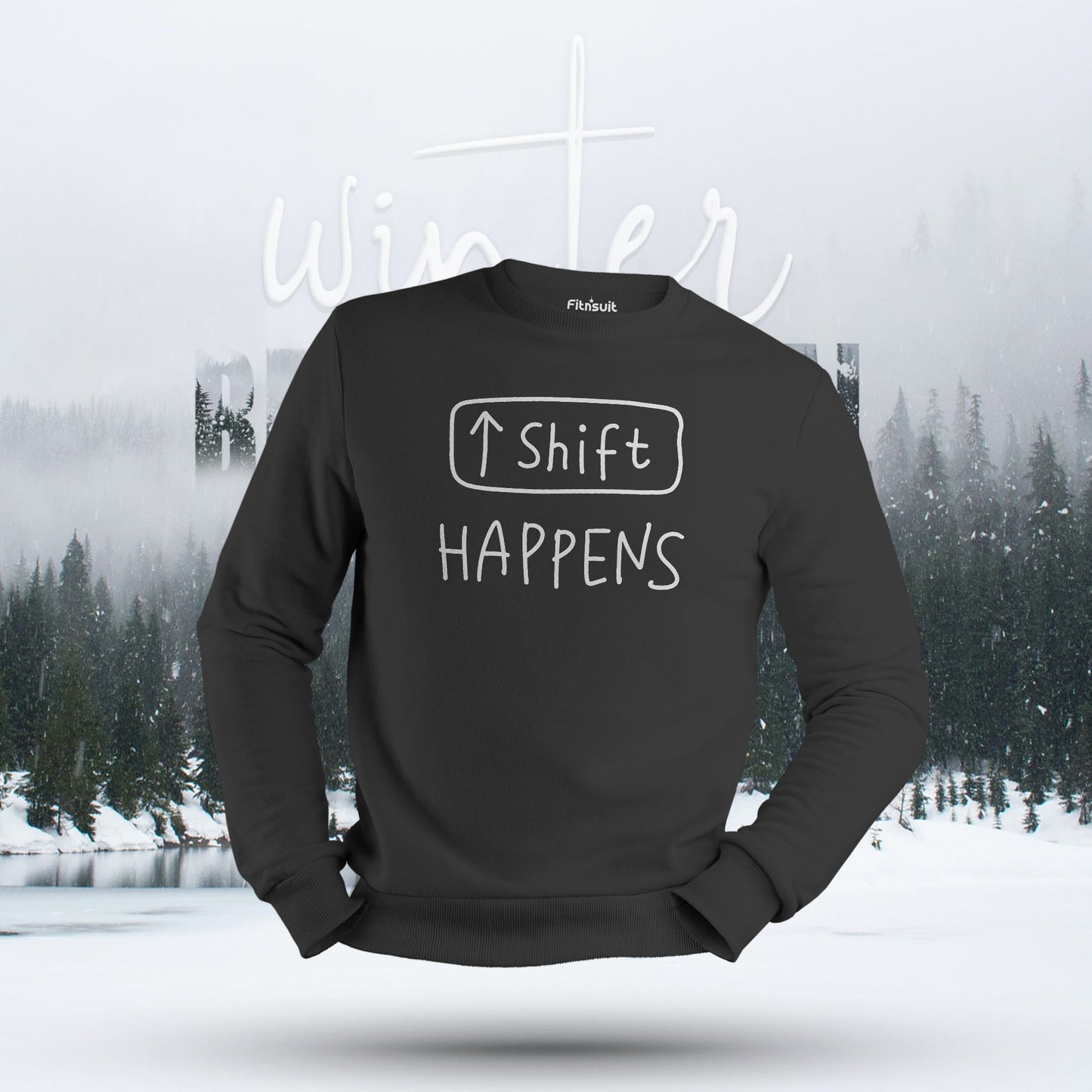 Shift Happens Keyboard Humor Hoodie & Sweatshirt