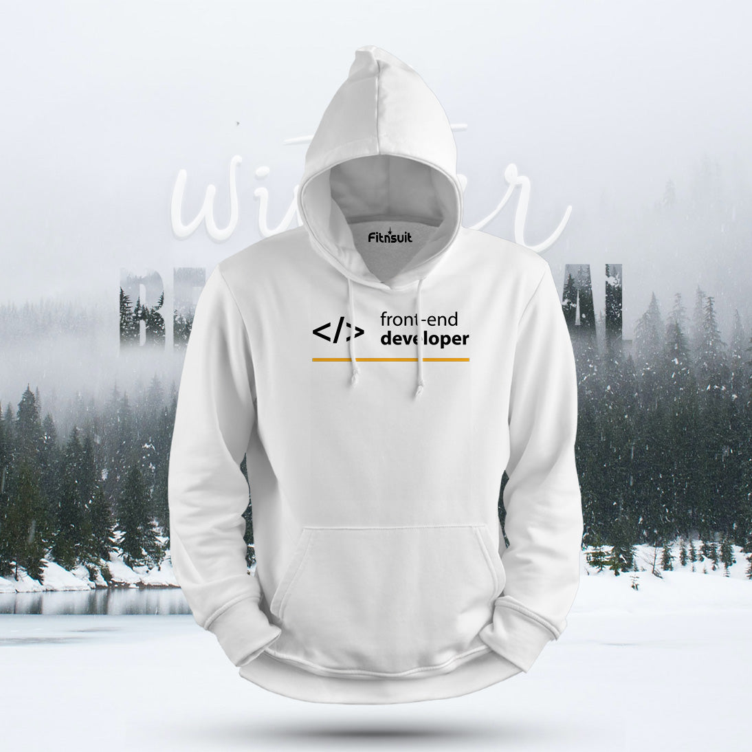 Front-End Developer Yellow Bar Hoodie & Sweatshirt