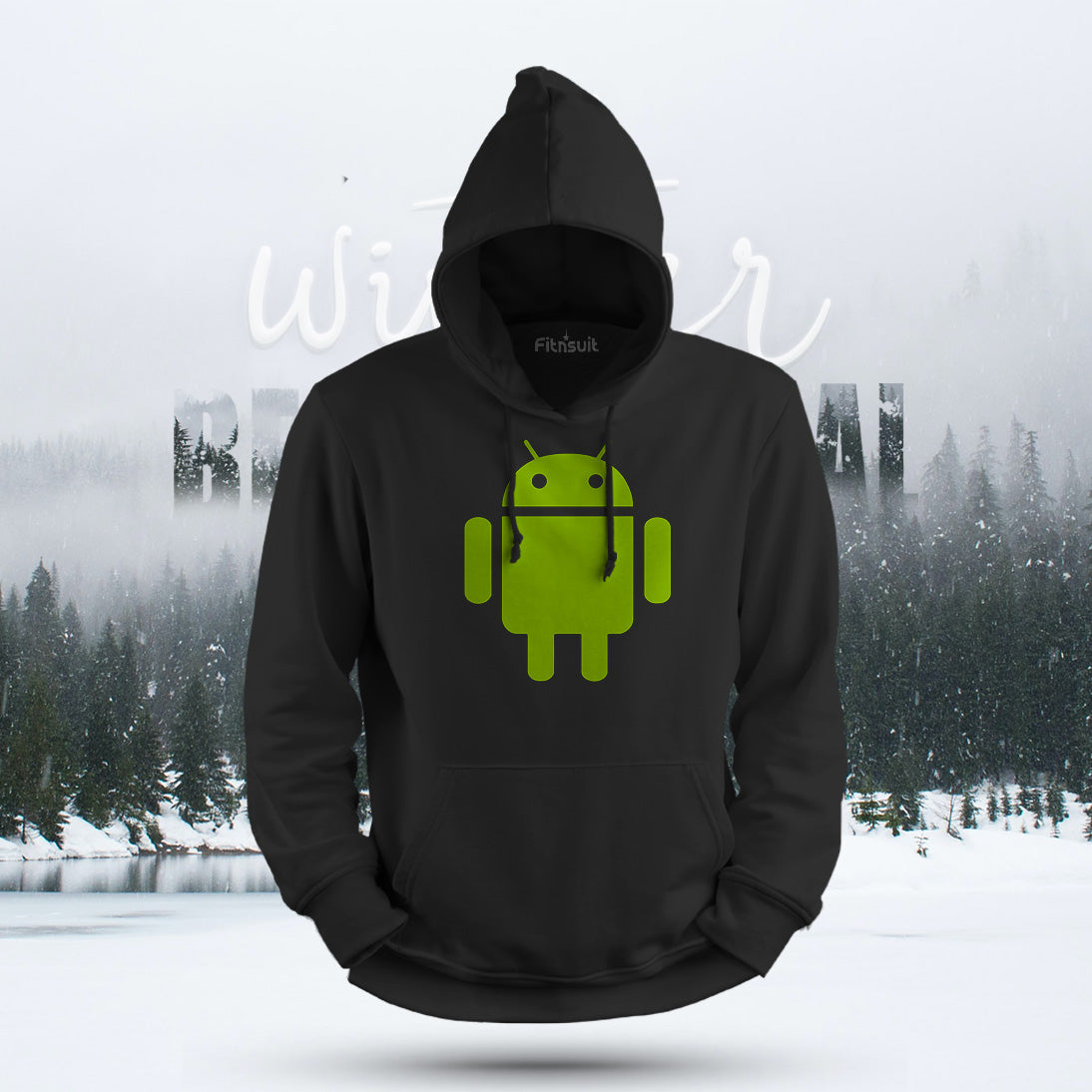 Android Green Robot Logo Hoodie & Sweatshirt