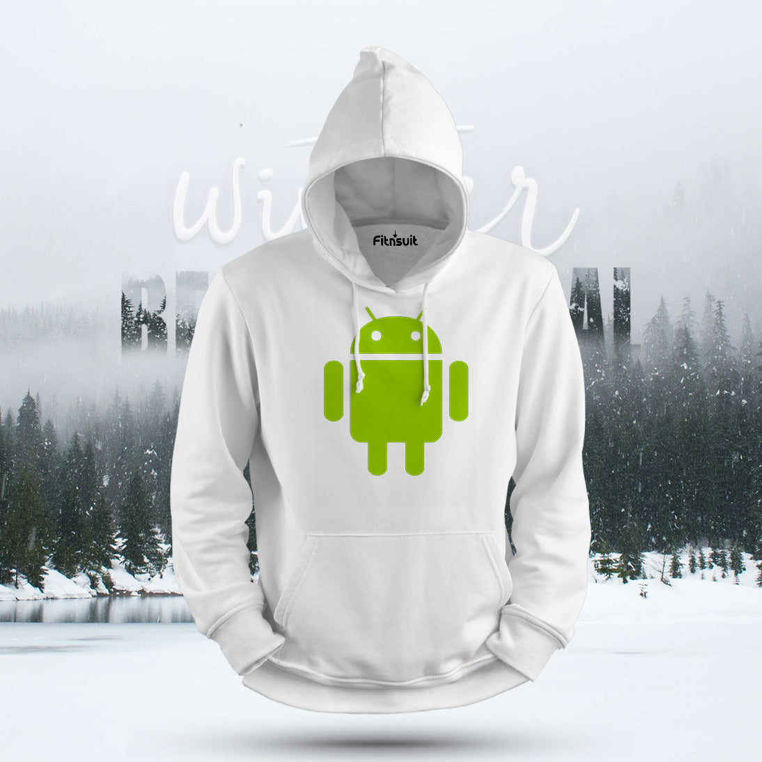 Android Green Robot Logo Hoodie & Sweatshirt