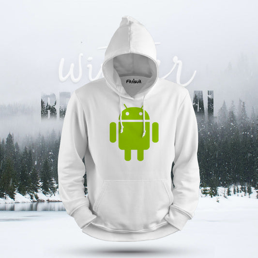 Android Green Robot Logo Hoodie & Sweatshirt