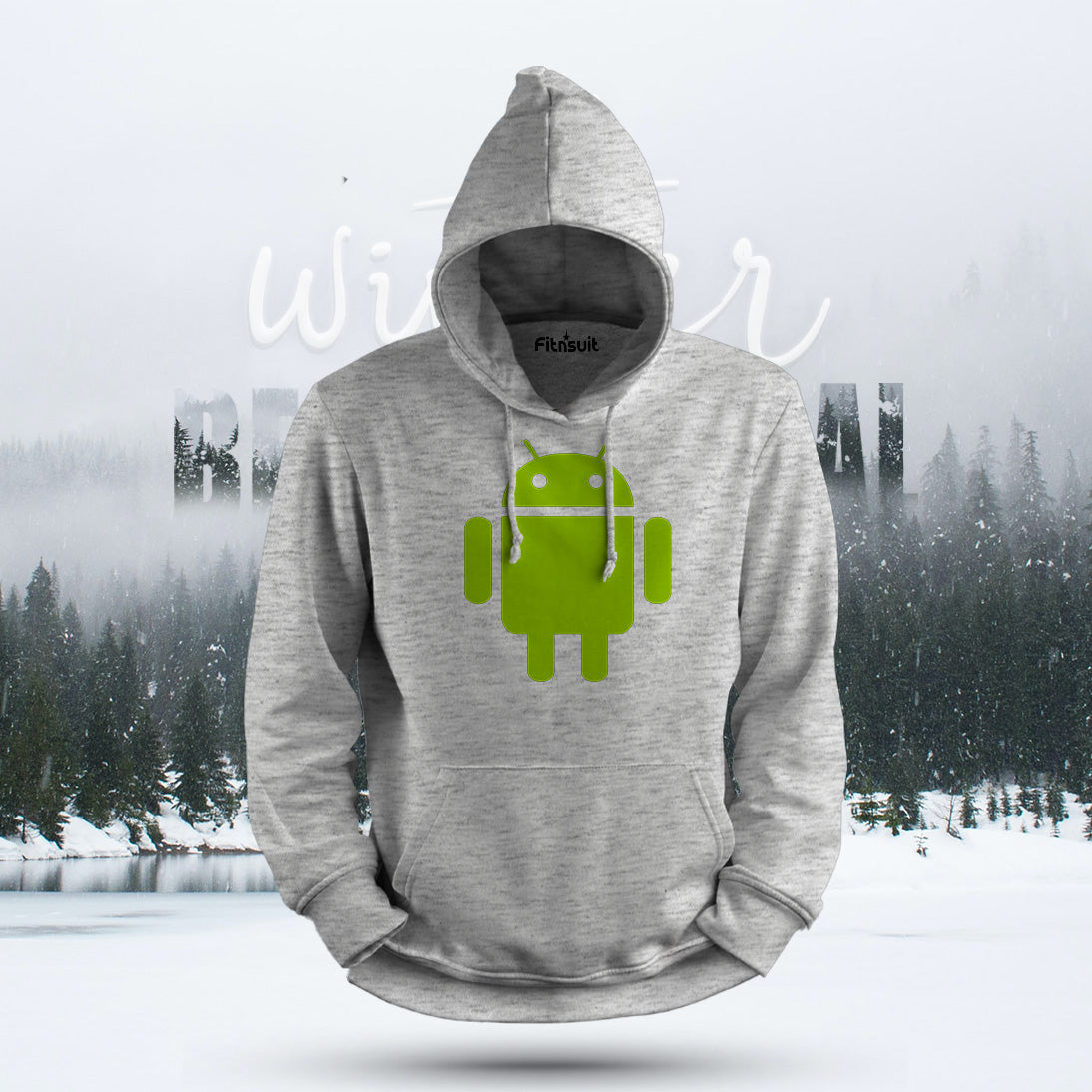 Android Green Robot Logo Hoodie & Sweatshirt