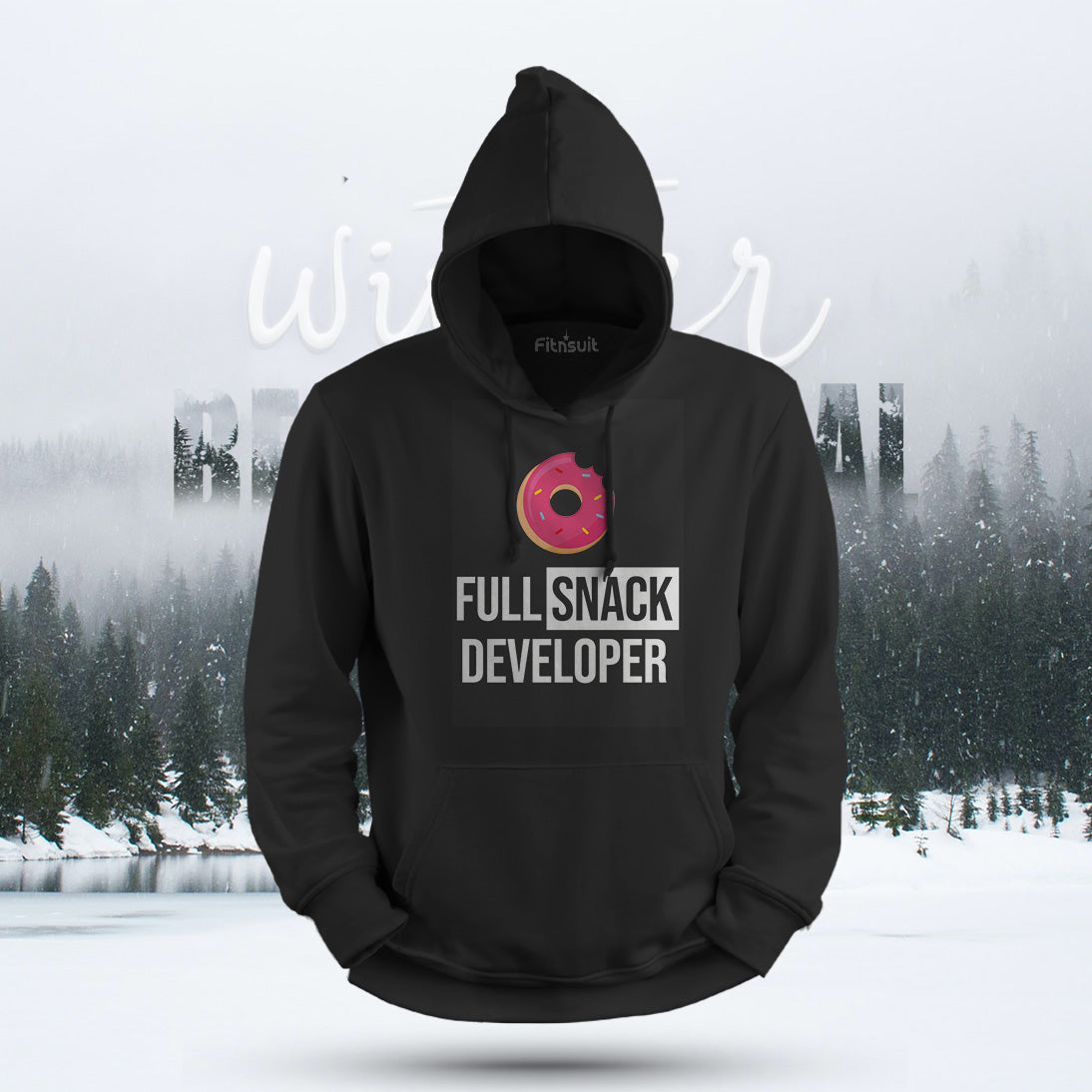 Full Snack Developer Donut Fun Programmer Hoodie & Sweatshirt
