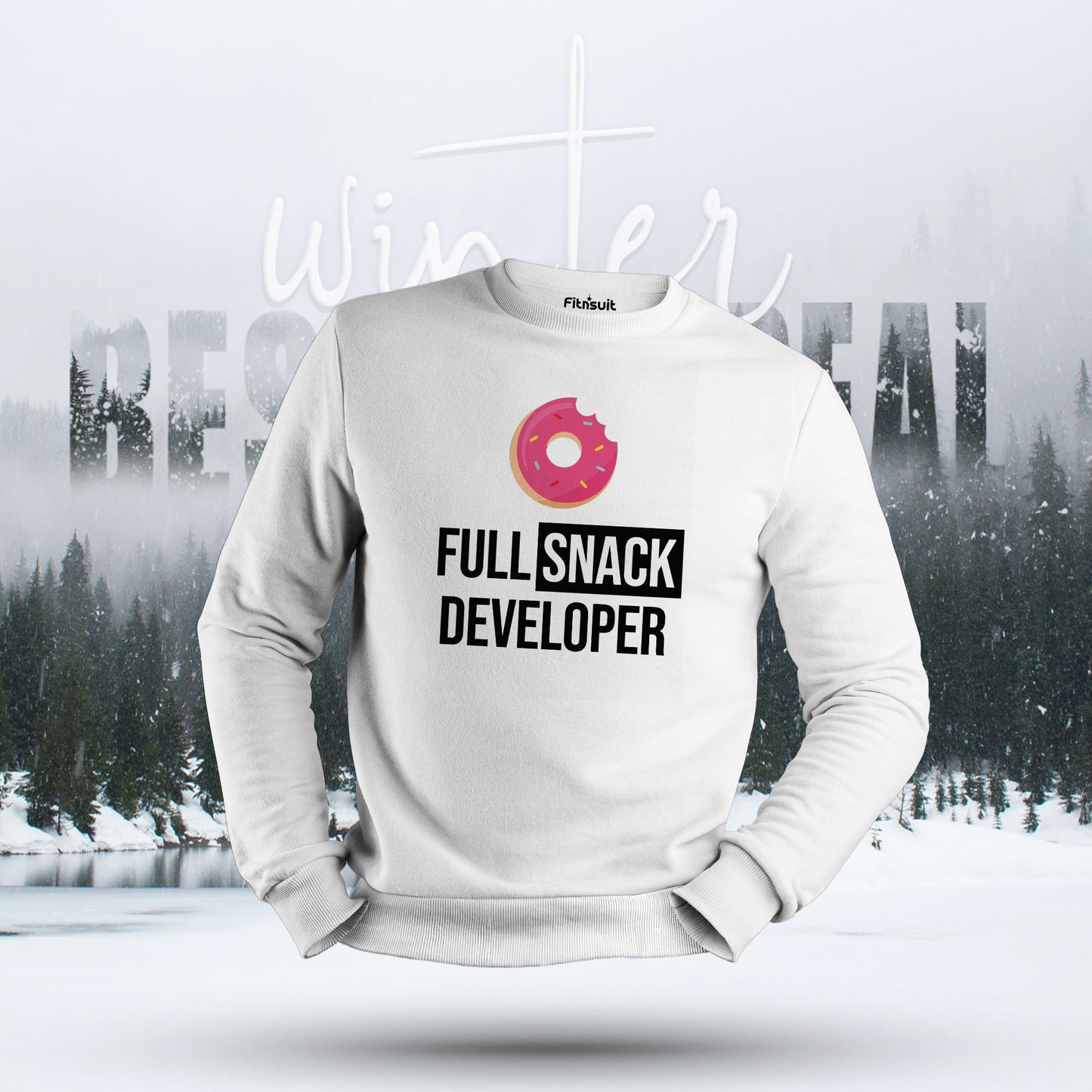 Full Snack Developer Donut Fun Programmer Hoodie & Sweatshirt