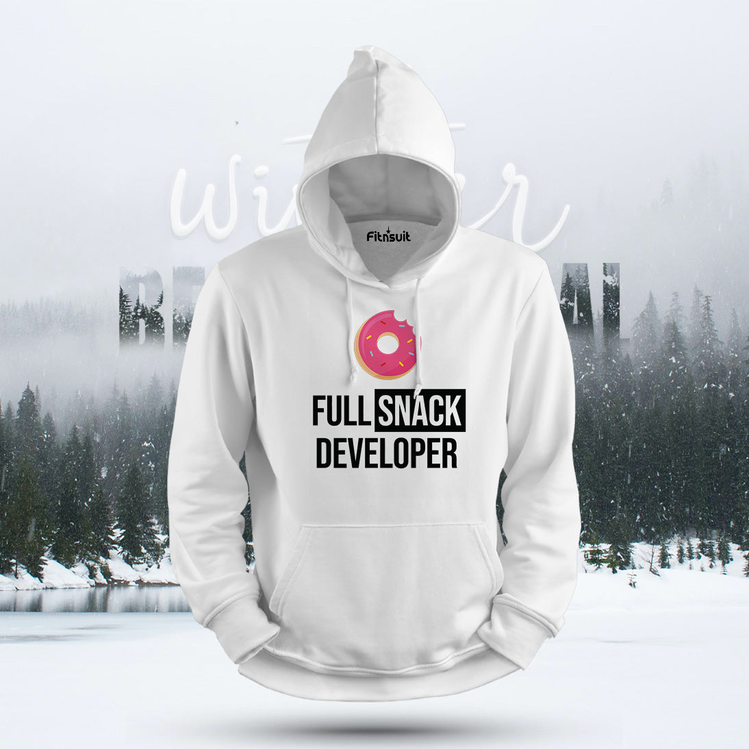 Full Snack Developer Donut Fun Programmer Hoodie & Sweatshirt