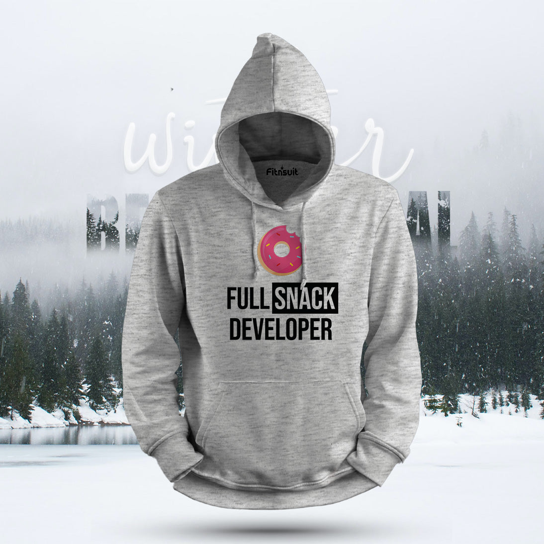 Full Snack Developer Donut Fun Programmer Hoodie & Sweatshirt