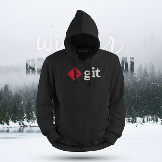 Git Version Control Red Logo Hoodie & Sweatshirt