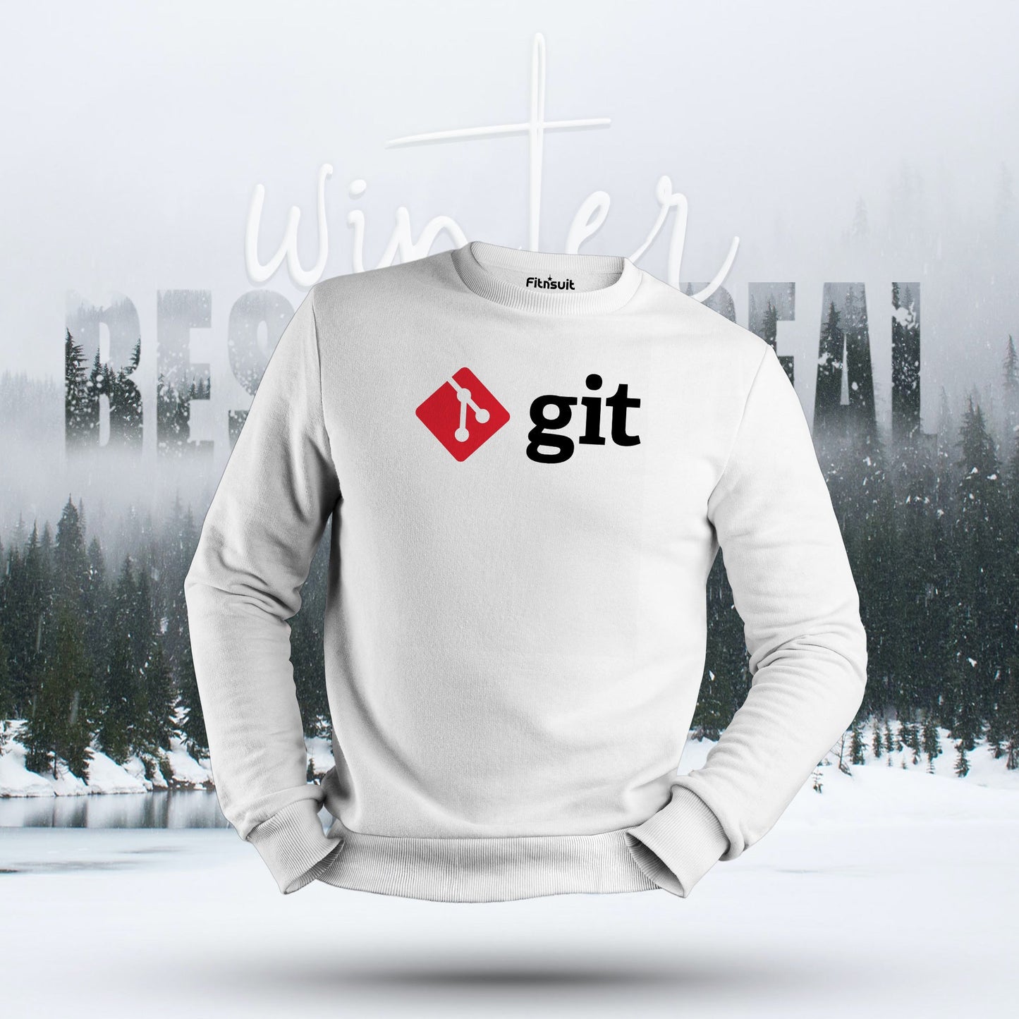 Git Version Control Red Logo Hoodie & Sweatshirt