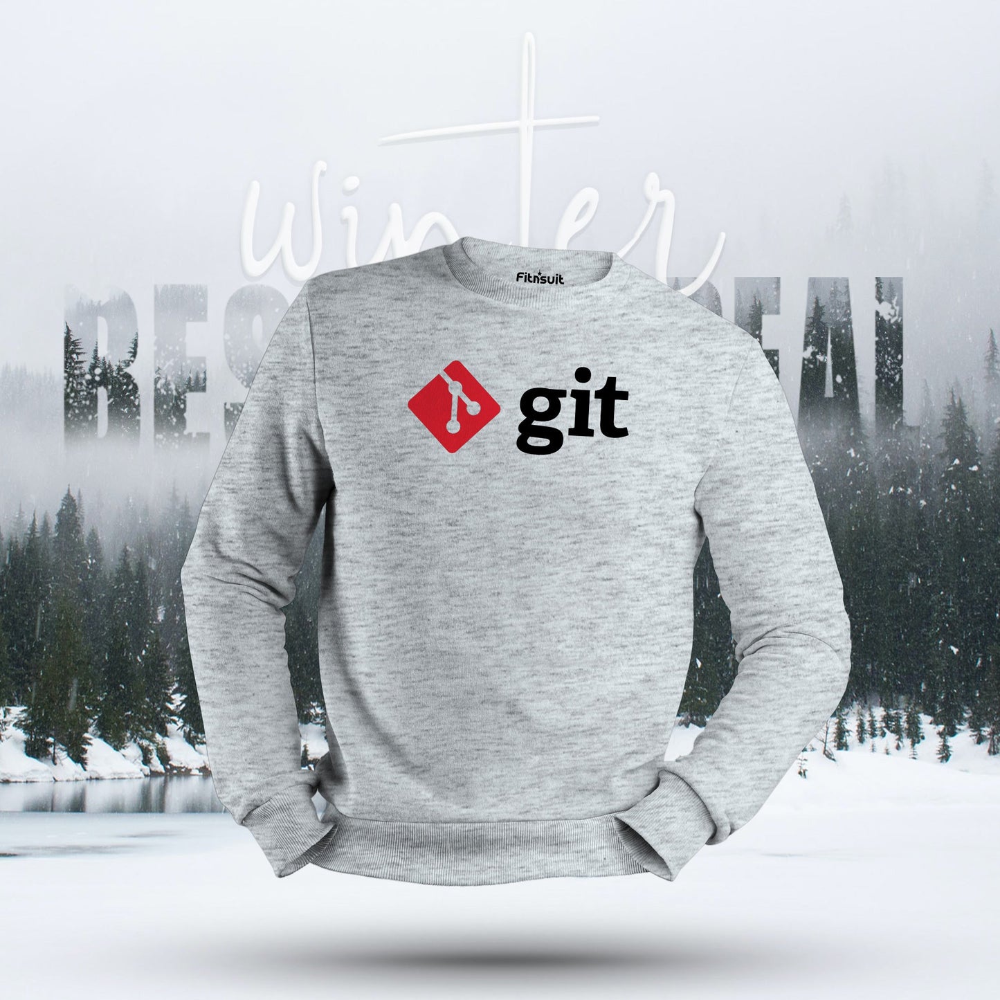 Git Version Control Red Logo Hoodie & Sweatshirt