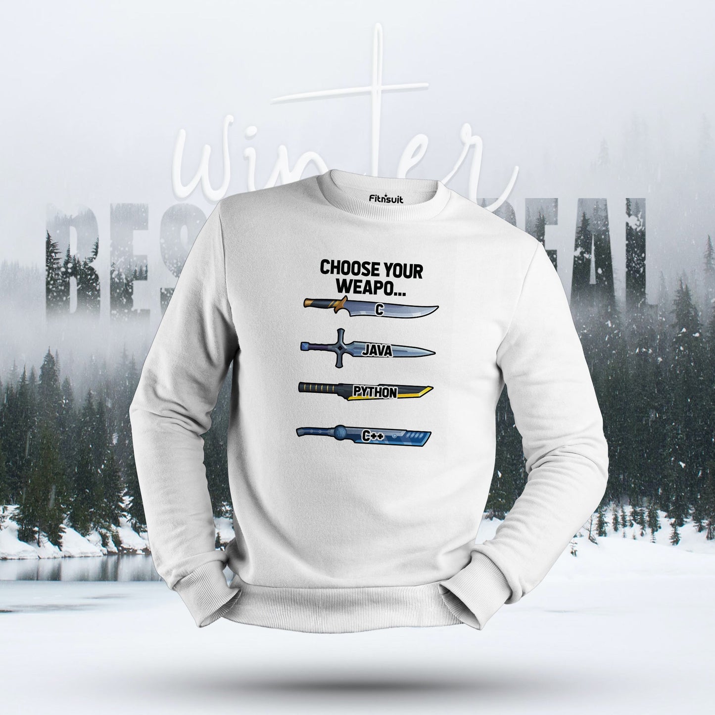 Choose Your Weapon Coding Languages Hoodie & Sweatshirt
