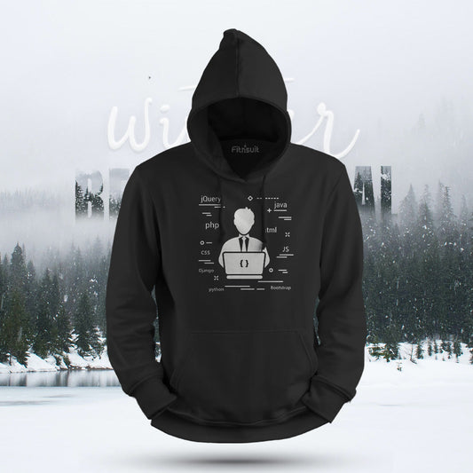 Programmer Tech Stack Languages Graphic Hoodie & Sweatshirt