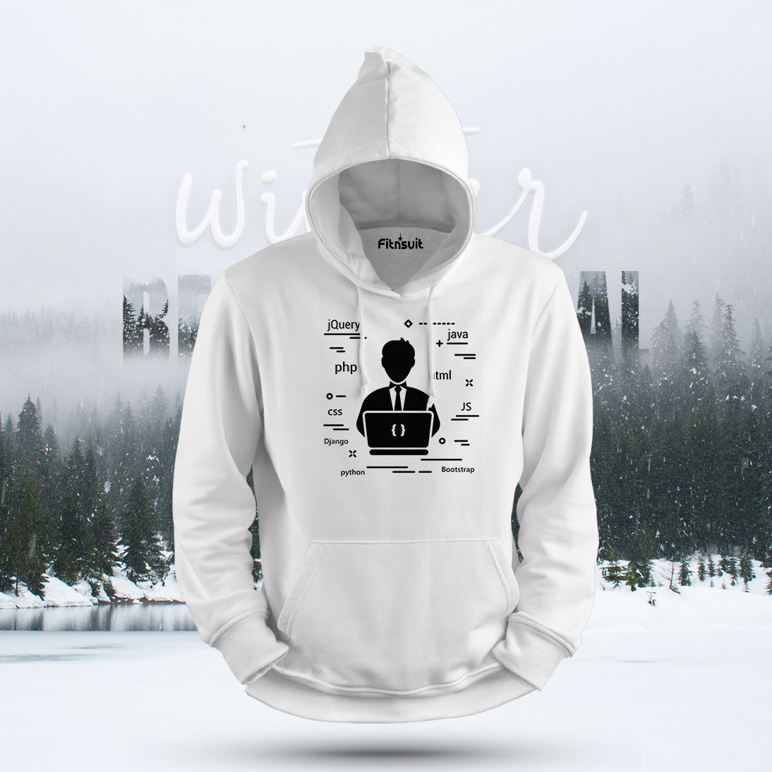 Programmer Tech Stack Languages Graphic Hoodie & Sweatshirt