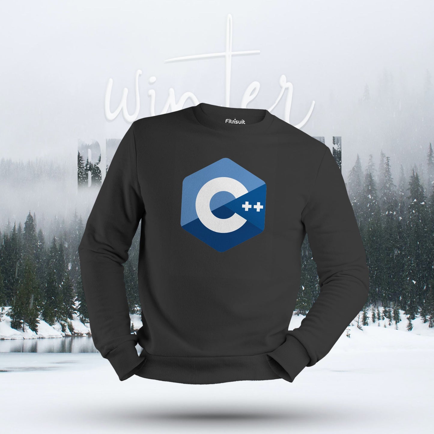 C++ Developer Hexagon Logo Hoodie & Sweatshirt