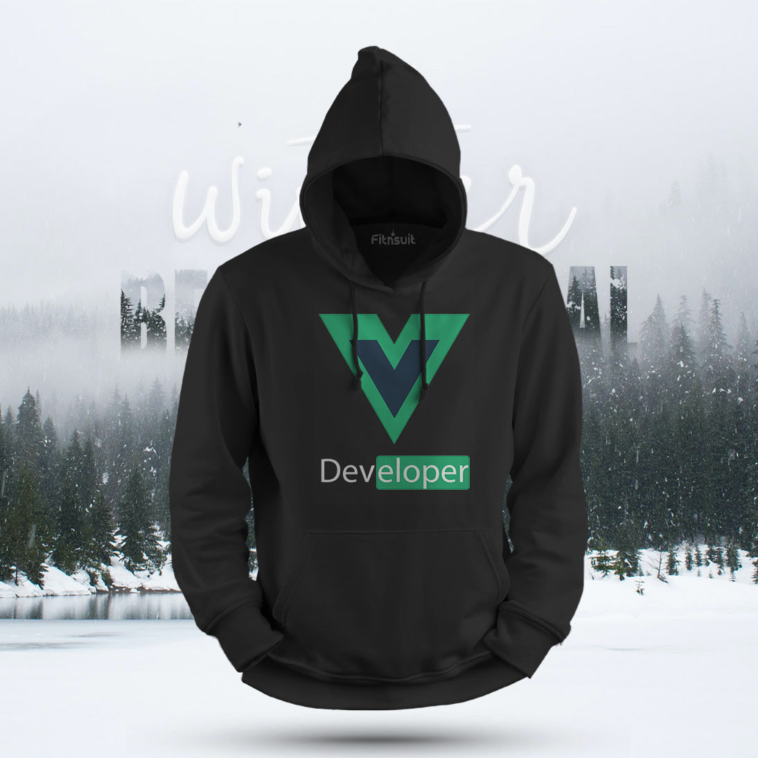 Vue.js Developer Logo Hoodie & Sweatshirt